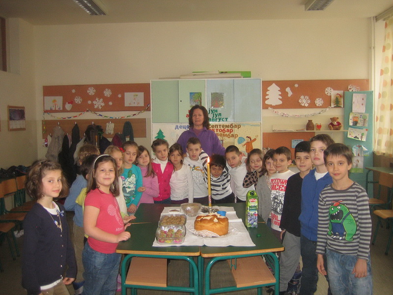 Одељењска прослава Школске славе - 27. јануар 2014. године